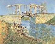 Vincent Van Gogh The Langlois Bridge at Arles (mk09) France oil painting reproduction